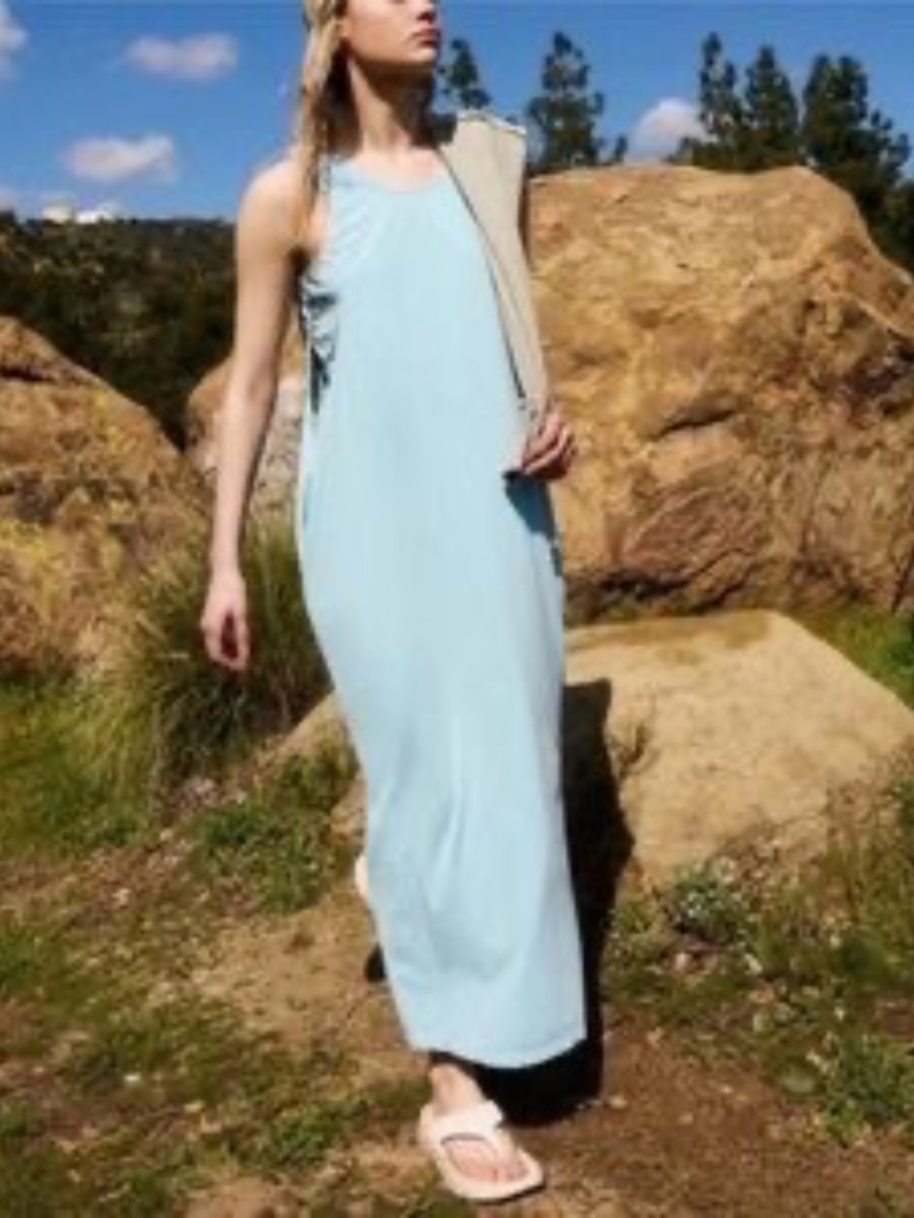 FP Movement Free People Hot Shot Twist Back Maxi Dress